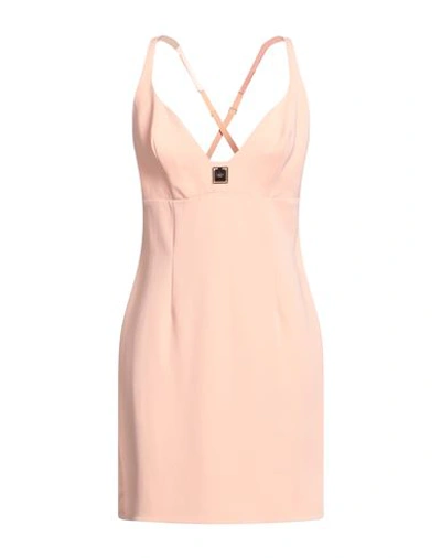 Elisabetta Franchi Woman Mini Dress Light Pink Size 8 Viscose, Elastane