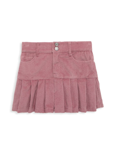 Flowers By Zoe Girl's Corduroy Skort In Pink Cordoroy