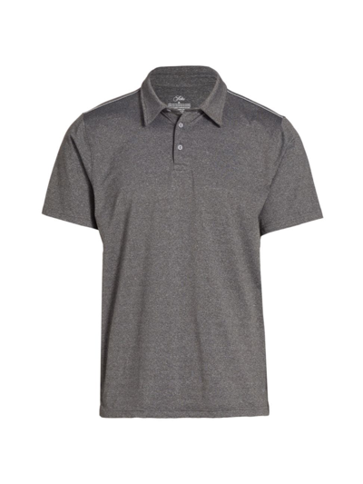 Saks Fifth Avenue Men's Slim-fit Active Polo Shirt In Gull