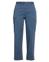 Nine In The Morning Woman Pants Pastel Blue Size 28 Cotton, Elastane