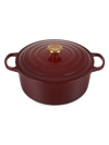 Le Creuset 7.25-quart Signature Cast Iron Round Dutch Oven In Rhone