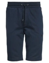 Emporio Armani Man Shorts & Bermuda Shorts Blue Size Xs Cotton, Polyester