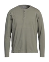 R3d Wöôd Man T-shirt Military Green Size Xl Cotton, Elastane