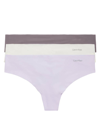 CALVIN KLEIN WOMEN'S INVISIBLES 3-PACK THONG SET