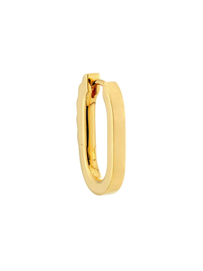 Maria Black Women's Woods 22k-gold-plated Oval Huggie Hoop Earring In Yellow Gold