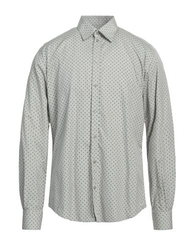 Dolce & Gabbana Man Shirt Light Grey Size 15 Cotton