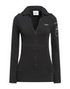 Aeronautica Militare Woman T-shirt Steel Grey Size L Cotton In Black