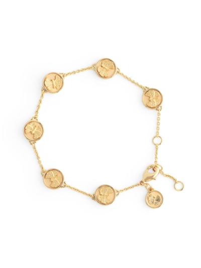 Anabel Aram Women's 18k Gold-plated Butterfly Coin Bracelet