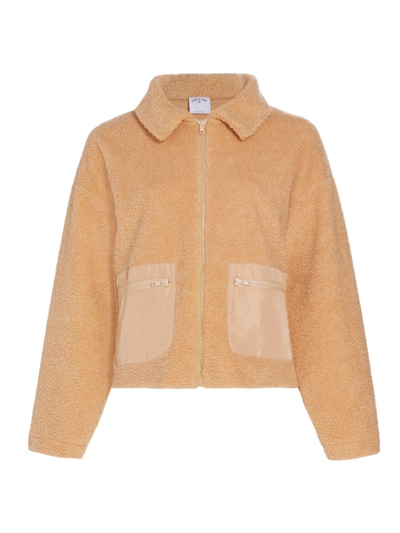 Year Of Ours Women's The Naomi Sherpa Jacket In Tan
