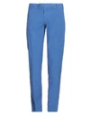Jacob Cohёn Man Pants Bright Blue Size 32 Cotton, Linen
