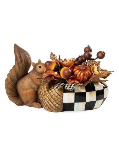 Mackenzie-childs Fall On The Farm Squirrel Arrangement