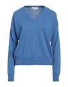 Crossley Woman Sweater Navy Blue Size M Wool