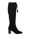 Alberta Ferretti Woman Knee Boots Black Size 11 Soft Leather