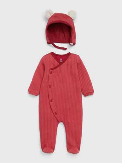 Gap Kids' Baby First Favorites Crossover Outfit Set In Sled Red