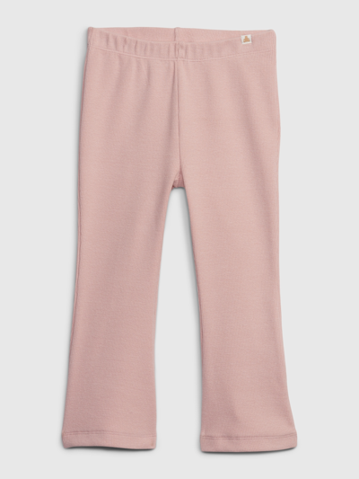 Gap Babies' Toddler Organic Cotton Mix And Match Flare Rib Leggings In Pink Standard