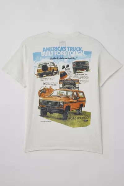 Urban Outfitters Ford Bronco Built Tough Tee In Ivory