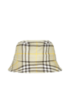 Burberry Vintage Check Cotton Bucket Hat In Hunter