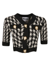 MOSCHINO CROPPED CARDIGAN