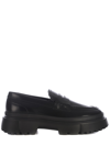 HOGAN LOAFERS HOGAN H619 IN ABRASIVE LEATHER