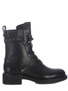 ASH BOOTS ASH FLOYD IN LEATHER COMBAT