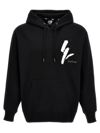 Yohji Yamamoto New Era Hooded Sweatshirt With Logoed Embroidery And Print In Black