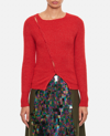 Jacquemus La Maille Pau Wool Blend Sweater In Red