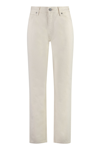 Calvin Klein Ecru Denim Trousers In Ecru
