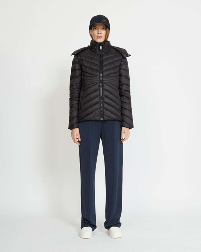 John Richmond Down Jacket With Hood In Nero