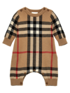 Burberry Vintace Check Babygrow Set In Multicolor