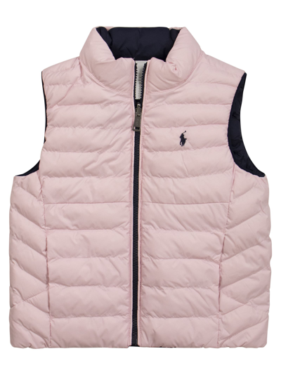 Polo Ralph Lauren Kids' Sleeveless Down Jacket In Blue