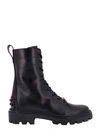 Tod's Black Chain Ankle Boots