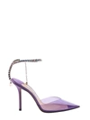 Jimmy Choo Saeda Crystal Ankle-strap Pumps