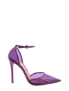 GIANVITO ROSSI PVC DÉCOLLETÉ WITH RHINESTONE PROFILES