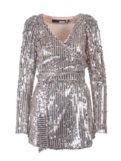 Rotate Birger Christensen Dress In Silver