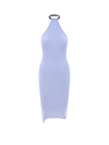 Courrèges Form-fitting Halter Neck Midi Dress