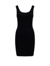 MICHAEL KORS RECYCLED VISCOSE DRESS WITH ALL-OVER LOGO