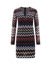 Missoni Zig Zag Dresses Multicolor