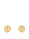 Tory Burch Circle Logo Stud Earrings