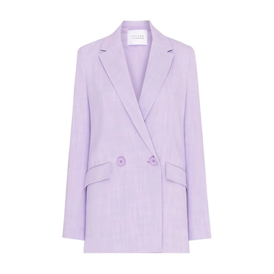 Galvan Boyfriend Blazer In 539lilac