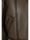 Acne Studios Shearling-collar Leather Jacket