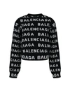 Balenciaga Logo Wool Sweater