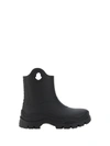 Moncler Ankle-height Boots With Textured Grip And Rugged Sole