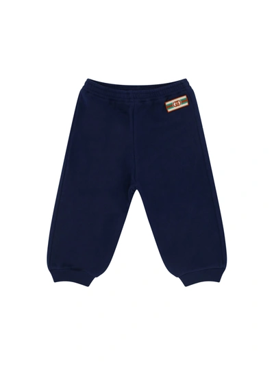 Gucci Kids' Pants For Boy In Blue