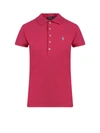 Polo Ralph Lauren Dark Pink Pony Logo-embroidered Polo Shirt