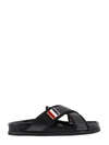 THOM BROWNE LEATHER SANDALS