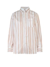 APC STRIPED COTTON SHIRT