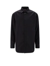 VALENTINO COTTON SHIRT WITH EMBROIDERED LOGO