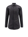 DOLCE & GABBANA COTTON SHIRT WITH FRONTAL PLASTRON
