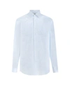 Etro Floral Jacquard Button-up Shirt In Blue