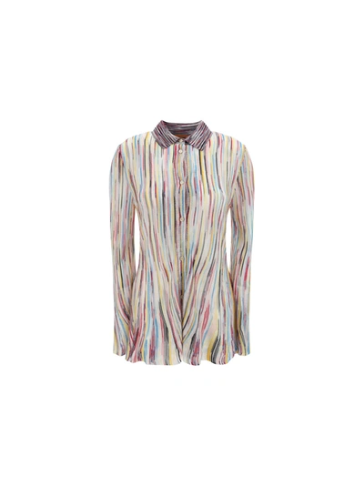 Missoni Flexage Space Dyed Shirt In Pink